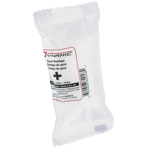 Dynamic Gauze Bandages, Roll, 30' L x 2" W, Sterile, Medical Device Class 1 Les Distributions ICE