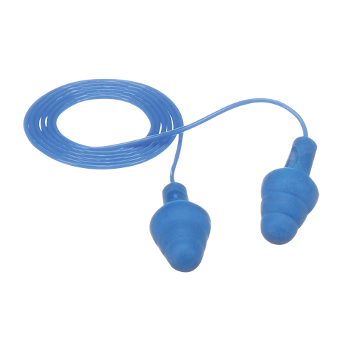 Bouchons d'oreilles d&eacute;tectables E-A-Rsoft UltraFit, Avec cordon, R&eacute;gulier, Vrac - Sac en poly, NRR dB 25 Les Distributions ICE