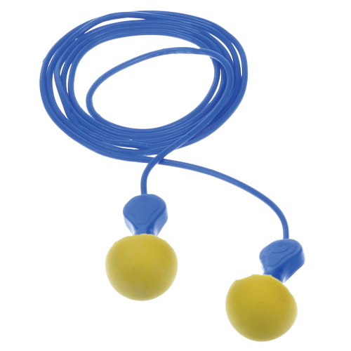 Bouchons d'oreilles d&eacute;tectables E-A-Rsoft Express Pod, Avec cordon, R&eacute;gulier, Vrac - Sachet coussin, NRR dB 23 Les Distributions ICE