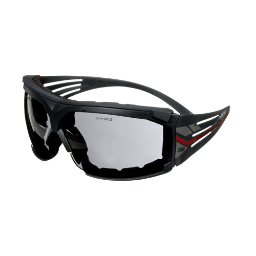 SecureFit 600 Series Safety Glasses with Gasket, Grey Lens, Anti-Fog, ANSI Z87+/Meets/Exceeds CSA Z94.3 Les Distributions ICE