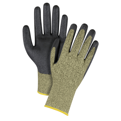Breathable Coated Gloves, Size 6/X-Small, 13 Gauge, Foam Nitrile Coated, Aramid Shell, ASTM ANSI Level A6 Les Distributions ICE