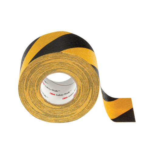 Safety-Walk 600 Series Anti-Slip Tape, 6" x 60', Black & Yellow Les Distributions ICE