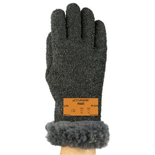 Gants ActivArmr 97-674 pour le froid extr&ecirc;me, 12/3T-Grand, R&ecirc;vetement PVC, Enveloppe en Coton Les Distributions ICE