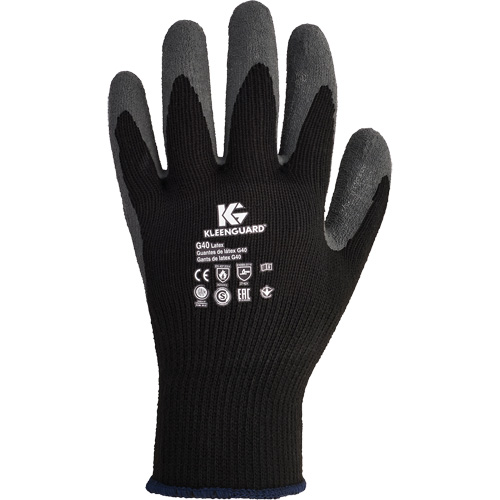 KleenGuard G40 Multi-Purpose Gloves, 7/Small, Rubber Latex Coating, 10 Gauge, Polyester/Cotton Shell Les Distributions ICE