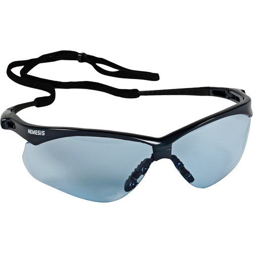 KleenGuard Nemesis Safety Glasses, Light Blue Lens, Anti-Scratch, ANSI Z87+/Meets/Exceeds CSA Z94.3 Les Distributions ICE