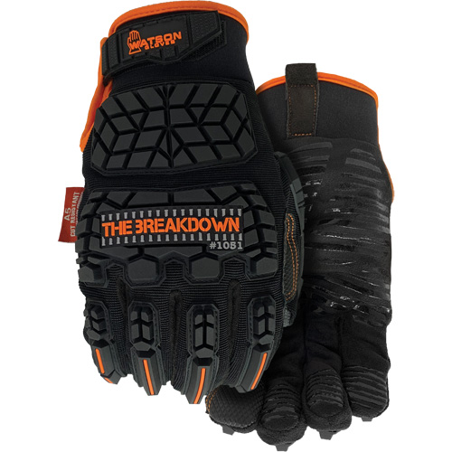 1051 The Breakdown Gloves, Size Small, PVC Coated, Cutshield Shell, ASTM ANSI Level A5/EN 388 Level E Les Distributions ICE