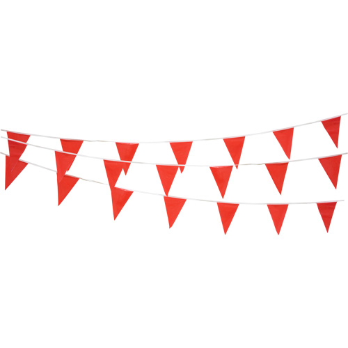 Cordon de fanions, 60' lo, Rouge Les Distributions ICE