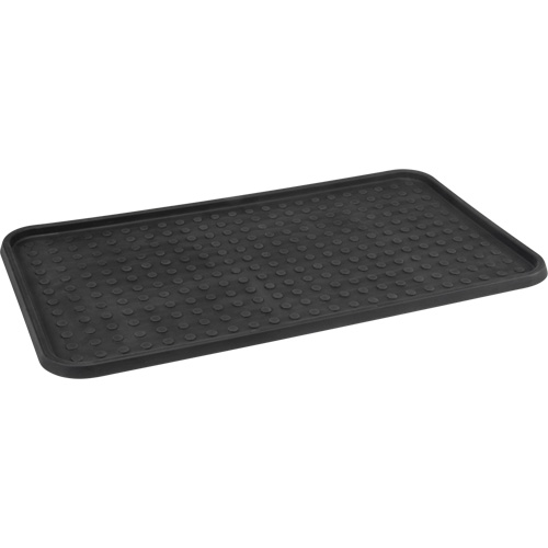 Boot Tray, Plastic, Black, 25" L x 14" W Les Distributions ICE