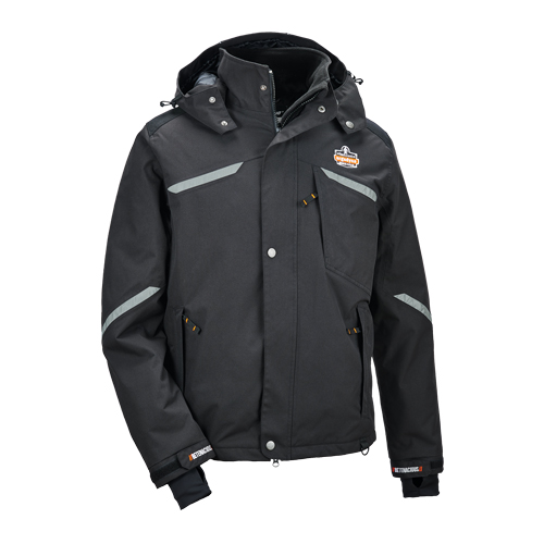 N-Ferno&reg; 6466 Thermal Jacket, Men's, Small, Black Les Distributions ICE