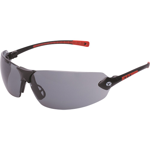 Lunettes de s&eacute;curit&eacute; Veratti 429, Lentille Grise/fum&eacute;e, Anti-&eacute;gratignures, ANSI Z87+/R&eacute;pond ou surpasse la norme CSA Z94.3 Les Distributions ICE
