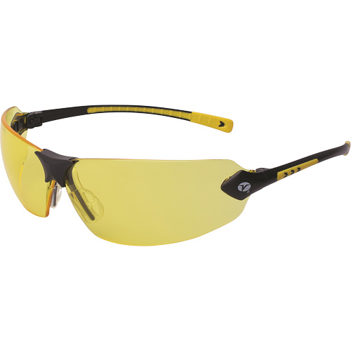 Lunettes de s&eacute;curit&eacute; Veratti 429, Lentille Ambr&eacute;e, Anti-&eacute;gratignures, ANSI Z87+/R&eacute;pond ou surpasse la norme CSA Z94.3 Les Distributions ICE