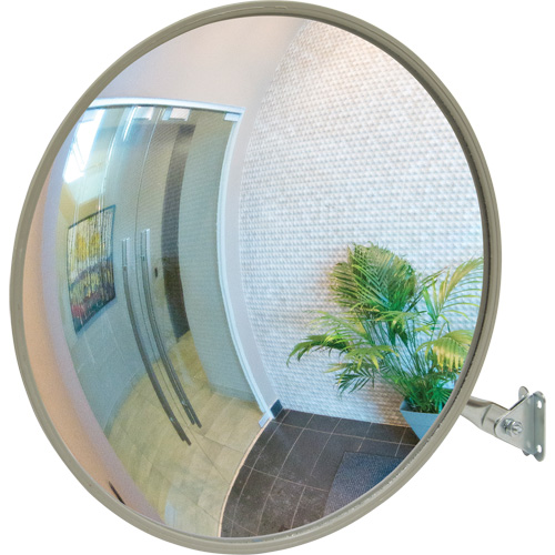 Convex Mirror with Telescopic Arm, Indoor/Outdoor, 12" Diameter Les Distributions ICE