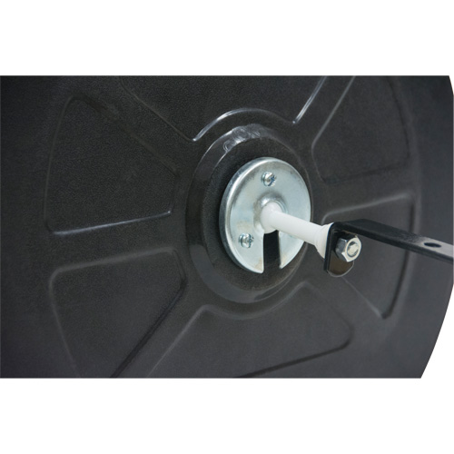 Miroir convexe rectangulaire/rond avec support, 12" h x 18" la, Int&eacute;rieur/Ext&eacute;rieur Les Distributions ICE