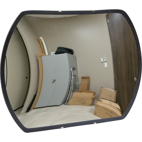 Miroir convexe rectangulaire/rond avec support, 20" h x 30" la, Int&eacute;rieur/Ext&eacute;rieur Les Distributions ICE