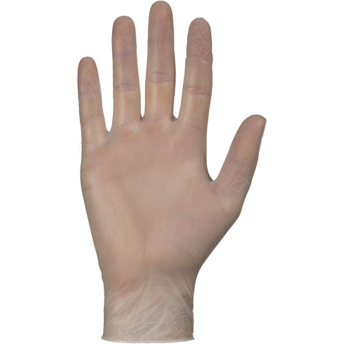 Gants jetables, Petit, Vinyle, 4 mils, Sans poudre, Blanc Les Distributions ICE