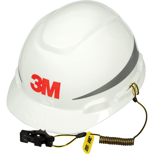 Hard Hat Tether, Coil, Clip/Loop Les Distributions ICE