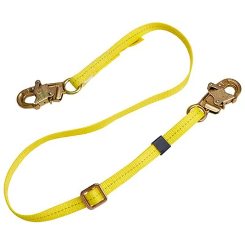 Longe de positionnement r&eacute;glable &agrave; sangle, 1 branches, 4', Classe CSA B, Polyester Les Distributions ICE