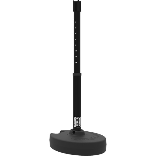 Base pour montant de barri&egrave;re PLUS, Hauteur de 42", Noir Les Distributions ICE