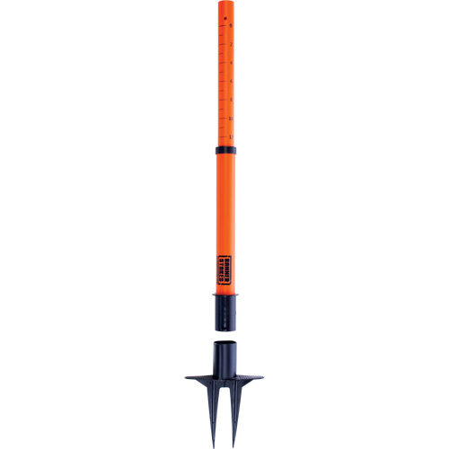 Montant de barri&egrave;re PLUS, Hauteur de 42", Orange Les Distributions ICE