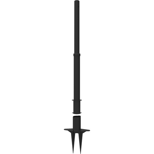 PLUS Barrier Posts, 42" High, Black Les Distributions ICE