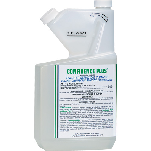 Nettoyant germicide pour respirateur Confidence Plus, Liquide Les Distributions ICE