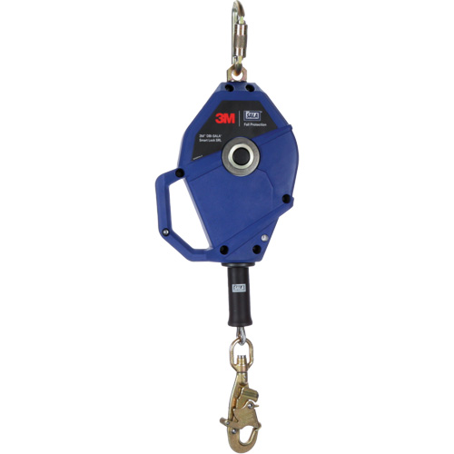 Smart Lock Self-Retracting Lifeline, 30', Galvanized Steel, Swivel Les Distributions ICE