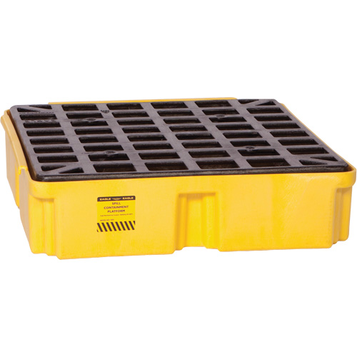 Plateforme de d&eacute;versement modulaire, Capacit&eacute; de d&eacute;versement 15 gal. US, 26" x 26,25" x 6,5" Les Distributions ICE