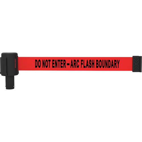 Cassettes de banni&egrave;re PLUS, Do Not Enter - Arc Flash Boundary, 15', Ruban Rouge Les Distributions ICE
