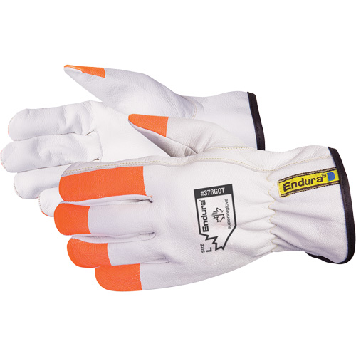 Gants de conducteur de luxe pour l'hiver Endura, T-petit, Paume en Cuir fleur de ch&egrave;vre, Thinsulate Les Distributions ICE
