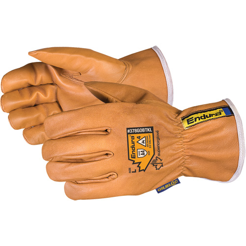 Gants de conducteur pour l'hiver Endura, Petit, Paume en Cuir fleur de ch&egrave;vre, Thinsulate Les Distributions ICE