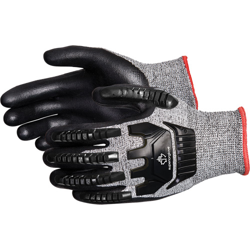 Gants en tricot de composite r&eacute;sistant aux coupures et antichoc TenActiv, 6, Paume en Synth&eacute;tique, Poignet Poignet en tricot Les Distributions ICE