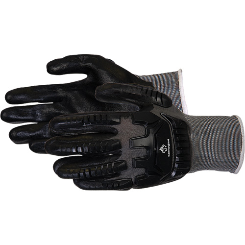 Gants de travail antichocs Dexterity, Petit, Paume en Synth&eacute;tique, Poignet Poignet en tricot Les Distributions ICE