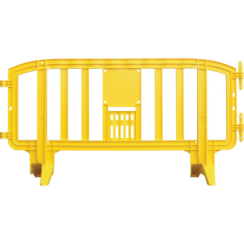 Barricade Movit, Emboîtables, 78" lo x 39" h, Jaune Les Distributions ICE