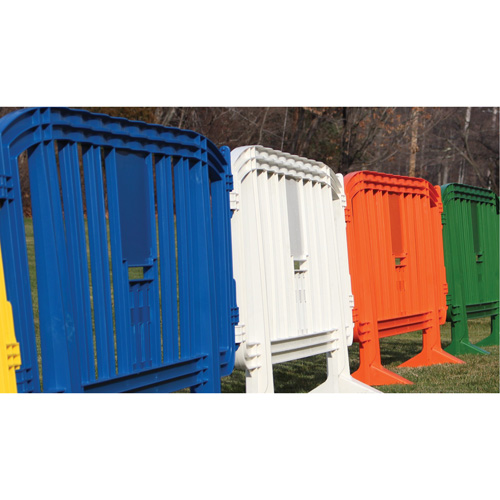 Barricade Movit, Emboîtables, 78" lo x 39" h, Vert Les Distributions ICE