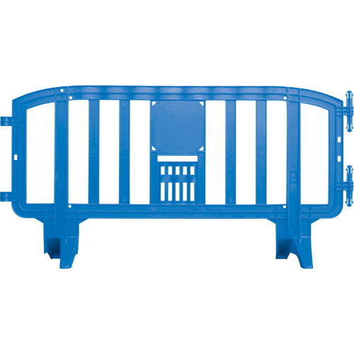 Barricade Movit, Emboîtables, 78" lo x 39" h, Bleu Les Distributions ICE