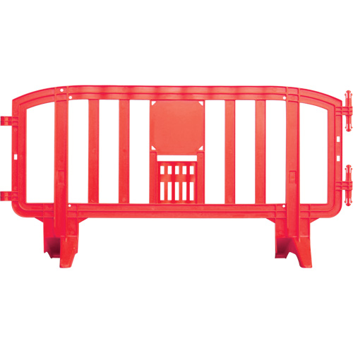 Barricade Movit, Emboîtables, 78" lo x 39" h, Rouge Les Distributions ICE