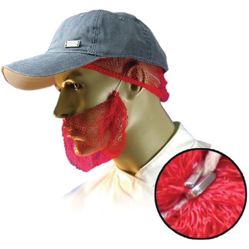 Filets &agrave; barbe jetables, Polypropyl&egrave;ne, Rouge Les Distributions ICE
