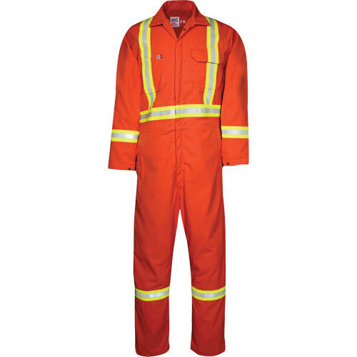 Combinaison non doubl&eacute;e Westex UltraSoft, Taille Moyen (grande taille), Orange, 8,7 cal/cm² Les Distributions ICE