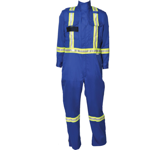 Combinaisons ignifuges &agrave; bandes Firewall FR, Taille T-petit, Bleu royal Les Distributions ICE