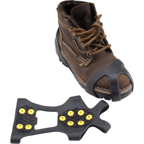 Semelles antid&eacute;rapantes et anti&eacute;tincelles pour la glace, Laiton, Traction Crampon, Moyen Les Distributions ICE
