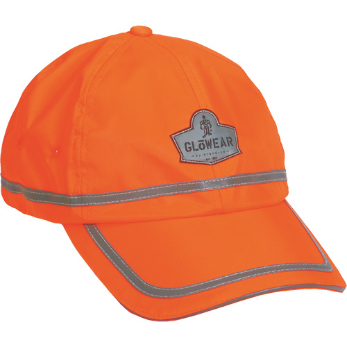 GloWear&reg; 8930 High Visibility Baseball Cap, High Visibility Orange, Polyester Les Distributions ICE