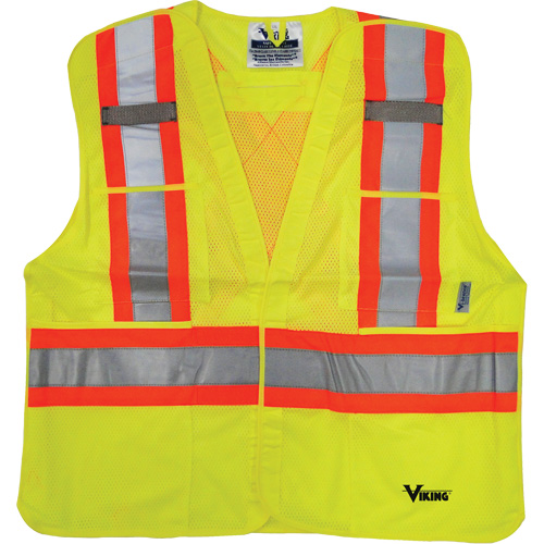 Veste de s&eacute;curit&eacute;, Jaune lime haute visibilit&eacute;, 2T-Grand/3T-Grand, Polyester Les Distributions ICE