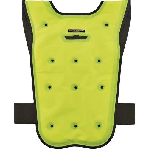 Chill-Its&reg; 6687 Economy Dry Evaporative Cooling Vest, Large/X-Large, High Visibility Lime-Yellow Les Distributions ICE