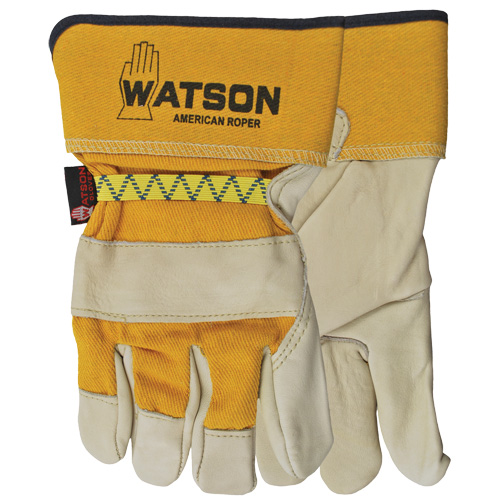 American Roper Gloves, X-Large, Grain Cowhide Palm, Cotton Inner Lining Les Distributions ICE