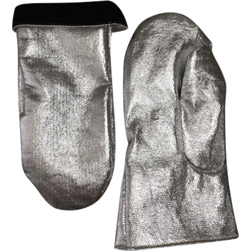 Mitaine de soudage r&eacute;sistant &agrave; la chaleur, Carbone aluminis&eacute;/Cuir, Taille unique, Prot&egrave;ge jusqu'&agrave; 800° F (426.66° C) Les Distributions ICE