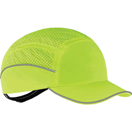 Skullerz&reg; 8955 Lightweight Bump Cap Hat, High Visibility Lime Green Les Distributions ICE