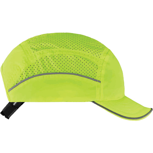 Skullerz&reg; 8955 Lightweight Bump Cap Hat, High Visibility Lime Green Les Distributions ICE