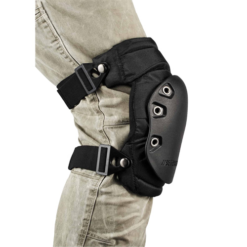 ProFlex&reg; 435 Comfort Hinged Hard Cap Knee Pads, Buckle Style, Rubber Caps, Foam/Gel Pads Les Distributions ICE