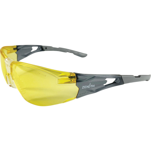 Lunettes de s&eacute;curit&eacute; s&eacute;rie Z2900, Lentille Ambr&eacute;e, Anti-&eacute;gratignures, ANSI Z87+/R&eacute;pond ou surpasse la norme CSA Z94.3 Les Distributions ICE
