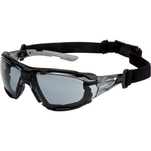 Lunettes de s&eacute;curit&eacute; s&eacute;rie Z2900 avec joint en mousse, Lentille Grise/fum&eacute;e, Anti-&eacute;gratignures, ANSI Z87+/R&eacute;pond ou surpasse la norme CSA Z94.3 Les Distributions ICE